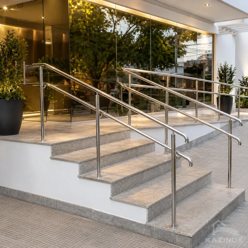 corrimão de inox abnt comercial - Kazinox